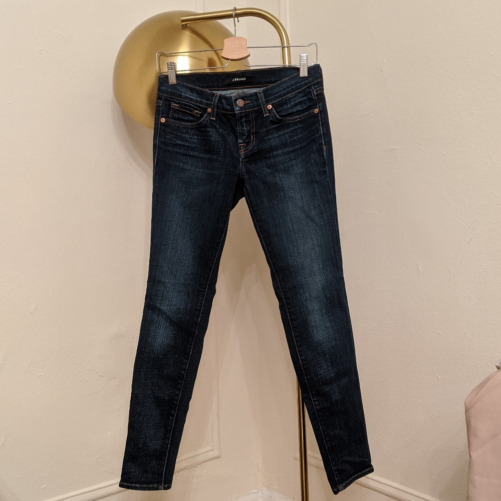 J Brand League Skinny Blue Jeans